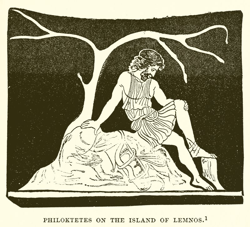 Filoctetes en la Isla de Lemnos de English School