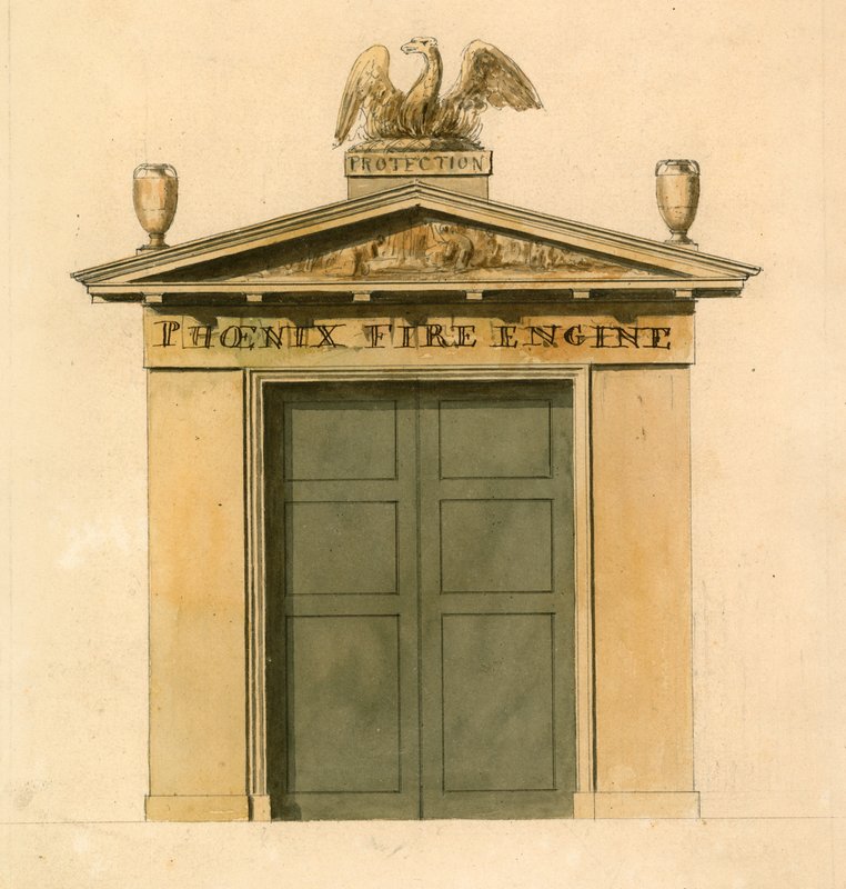 Phoenix Fire Engine House, Cockspur Street, Londres de English School