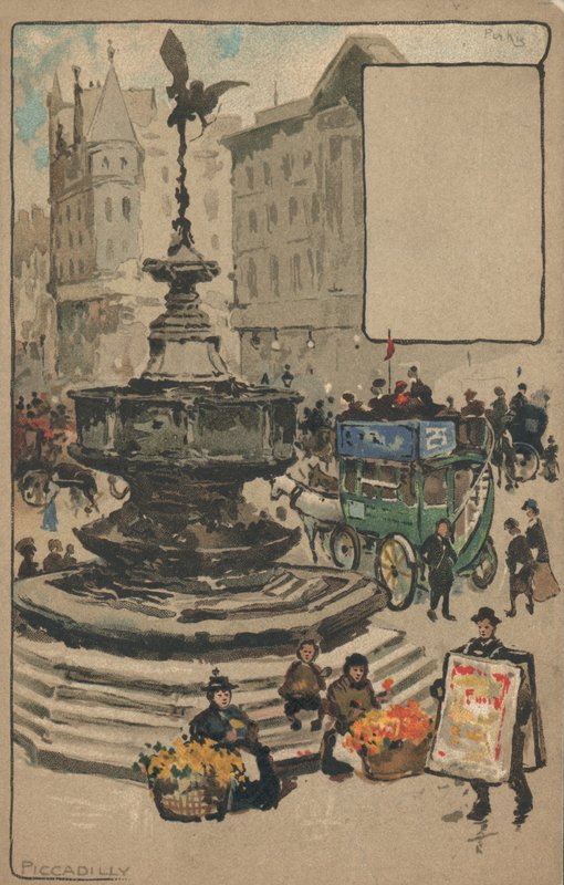 Piccadilly Circus, Londres de English School