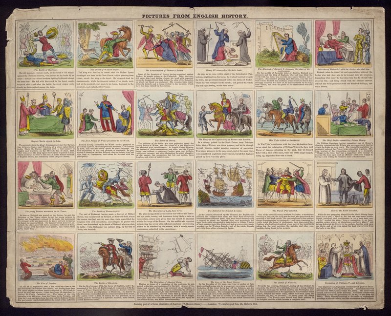 Imágenes de la historia inglesa de English School