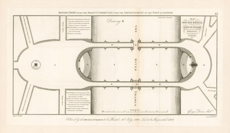 Plan para el Puente de Londres capaz de dejar pasar barcos de English School