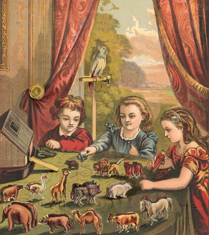 Jugando con el arca de Noé de English School