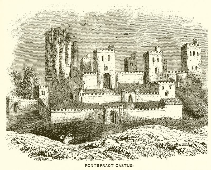 Castillo de Pontefract de English School