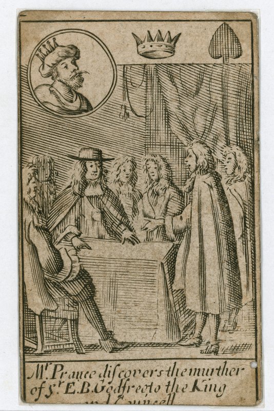 Carta de juego del Complot Papista de English School
