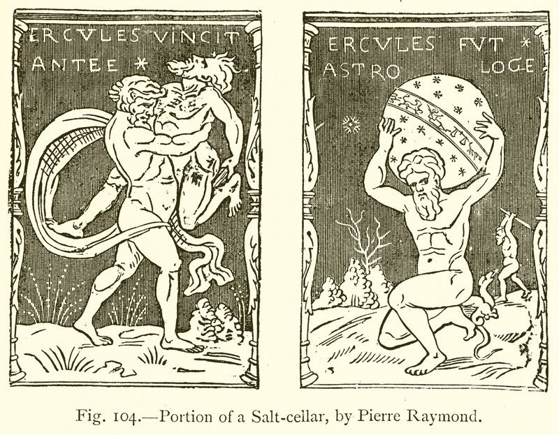 Porción de un salero, por Pierre Raymond de English School