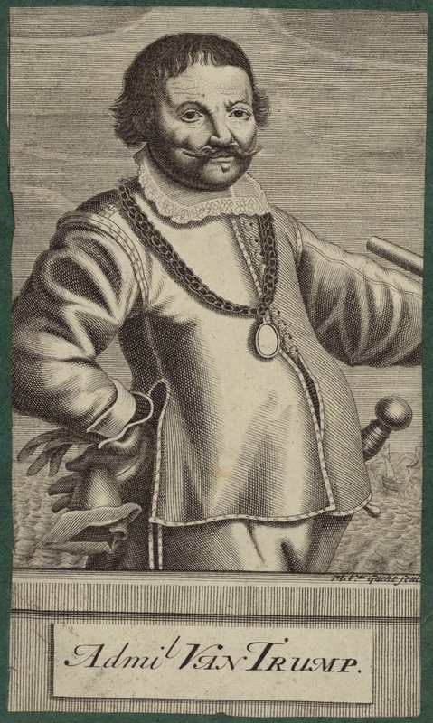 Retrato del Almirante van Trump de English School