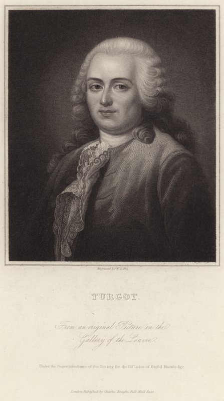 Retrato de Anne-Robert-Jacques Turgot de English School
