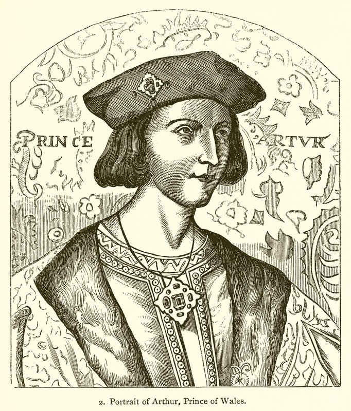 Retrato de Arturo, Príncipe de Gales de English School
