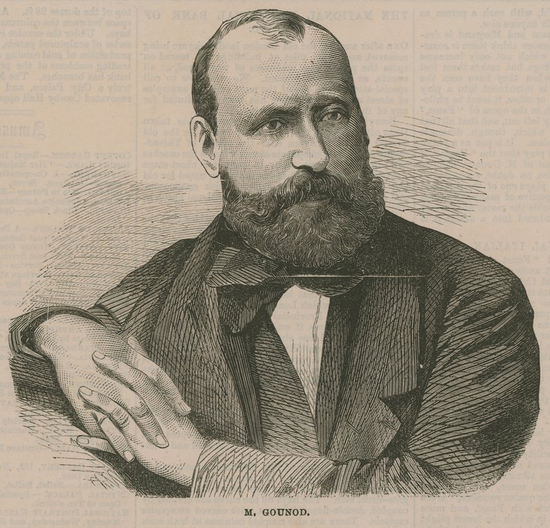 Retrato de Charles-François Gounod de English School