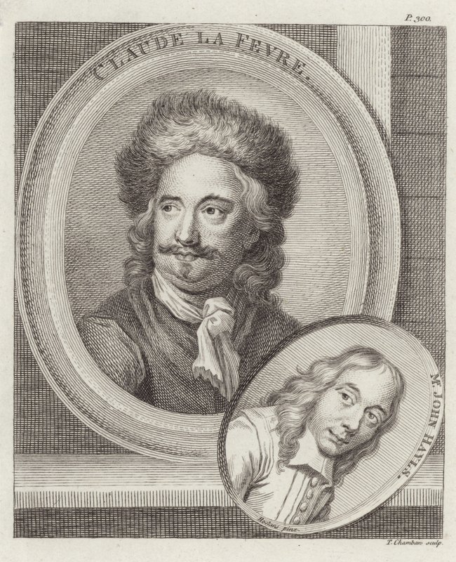 Retrato de Claude le Fevre y John Hayls de English School