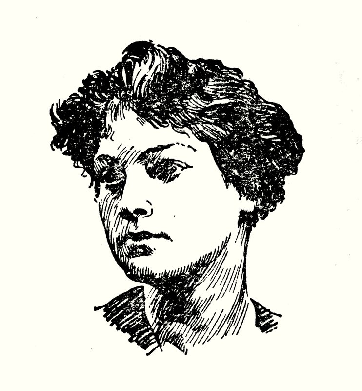 Retrato de Dorothy Parker (litografía) de English School