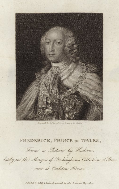 Retrato de Frederick Louis, Príncipe de Gales de English School