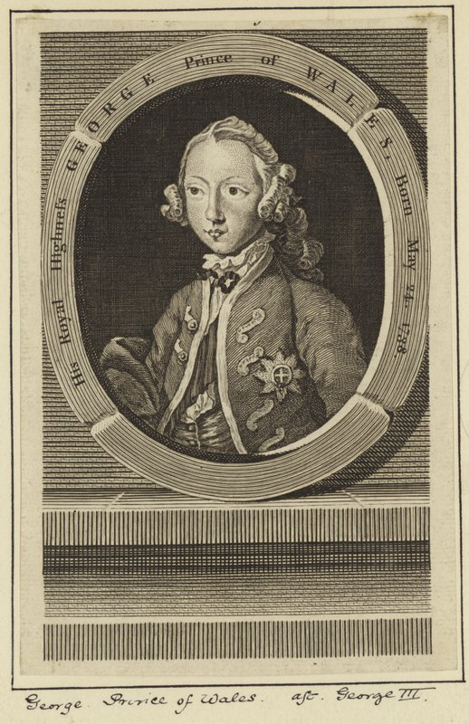 Retrato de George, Príncipe de Gales de English School
