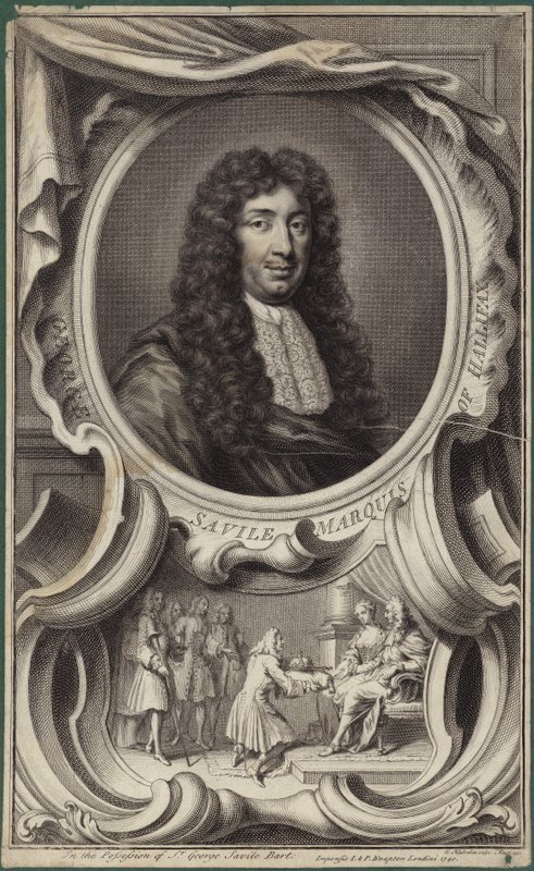 Retrato de George Savile, Marqués de Halifax de English School