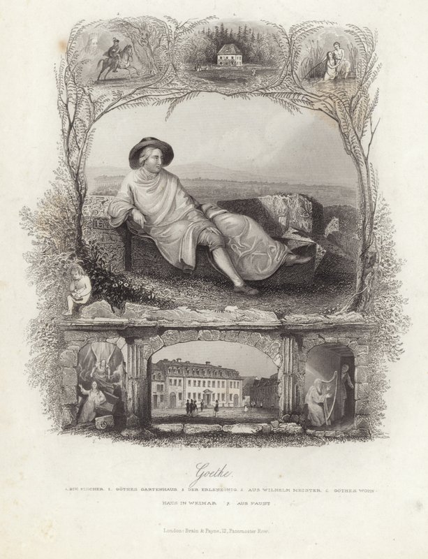 Retrato de Goethe de English School
