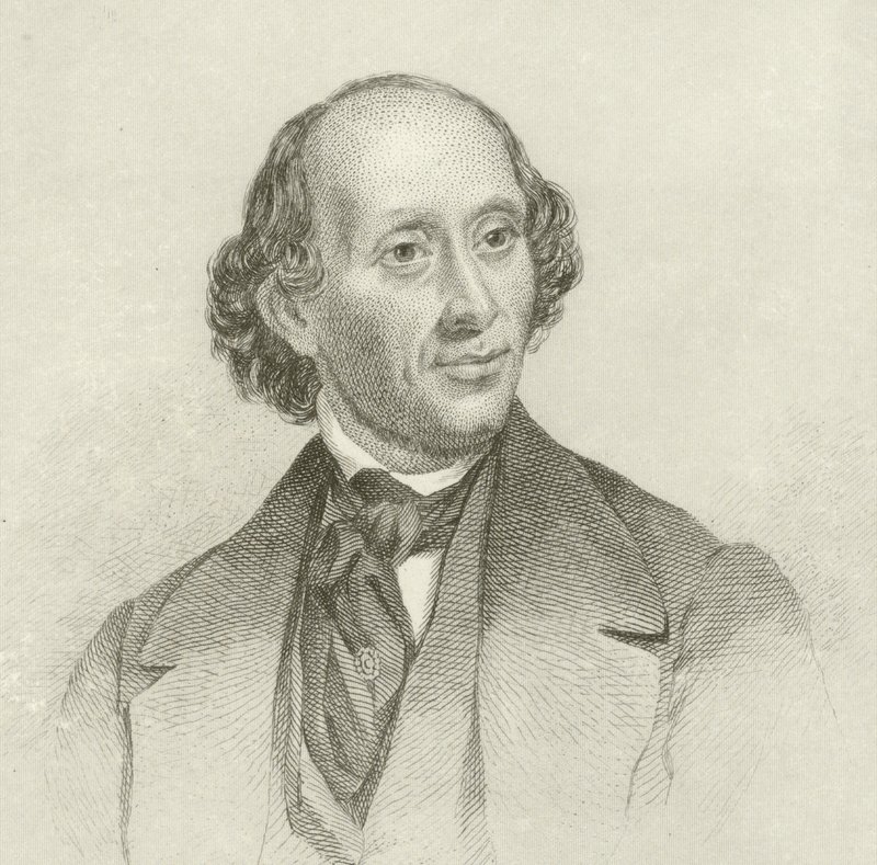 Retrato de Hans Christian Andersen de English School