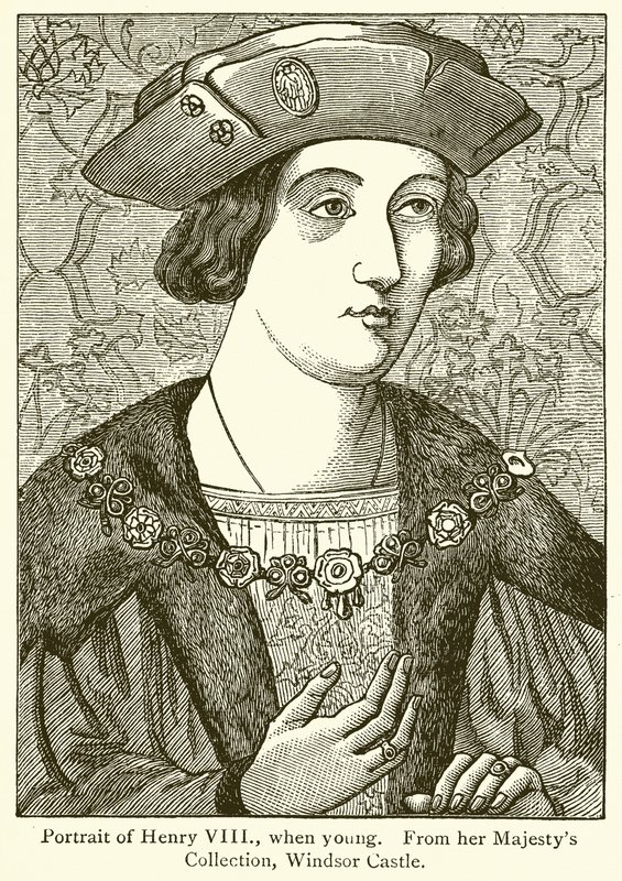 Retrato de Enrique VIII, cuando joven de English School