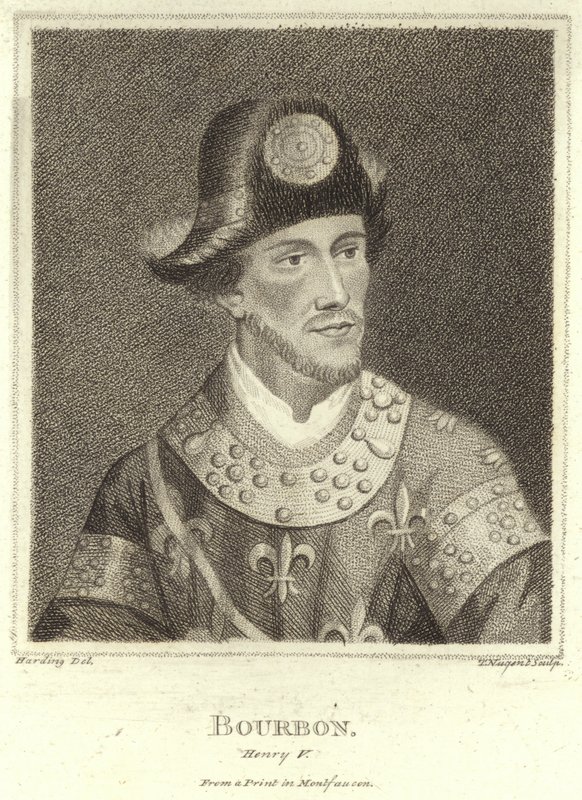 Retrato de Enrique V, Casa de Borbón de English School