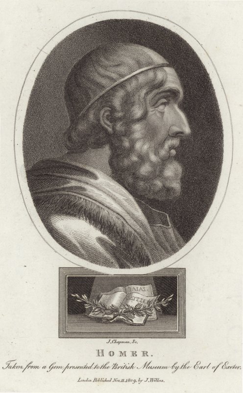 Retrato de Homero de English School