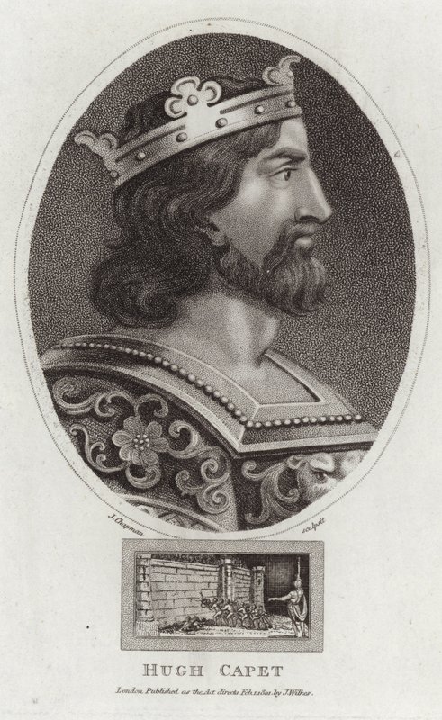 Retrato de Hugo Capeto de English School