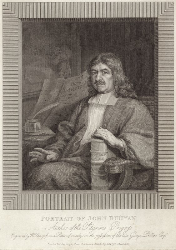 Retrato de John Bunyan de English School