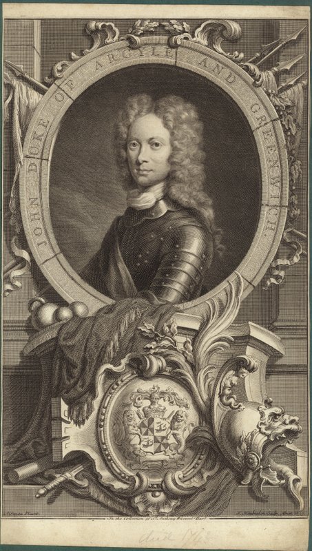 Retrato de John Campbell, Duque de Argyll y Duque de Greenwich de English School