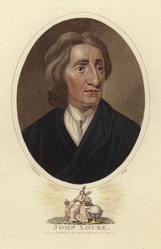 Retrato de John Locke de English School