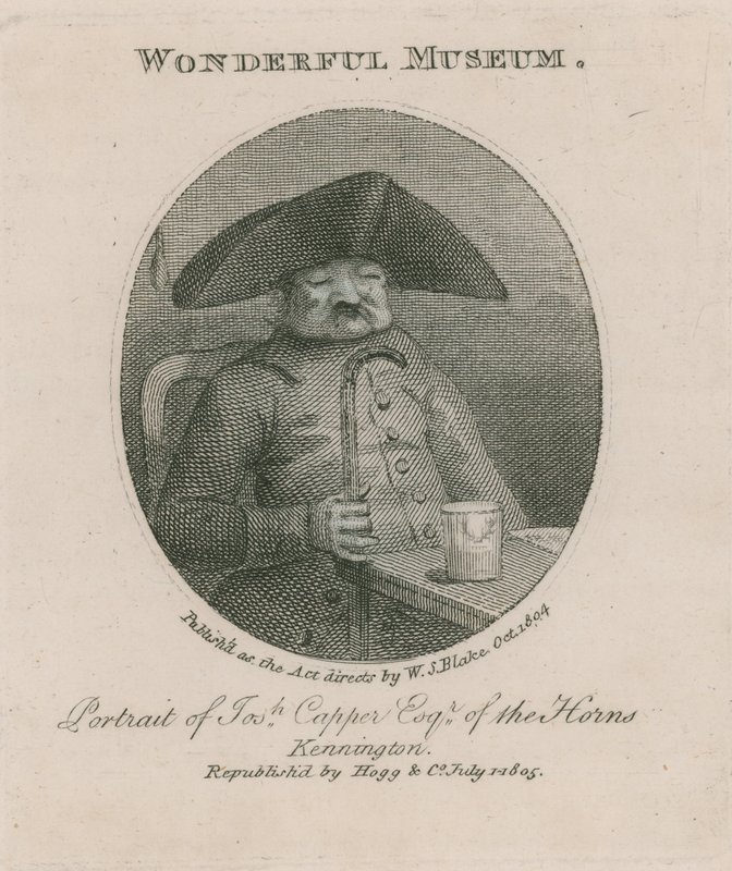 Retrato de Joseph Capper del Horn, Kennington de English School