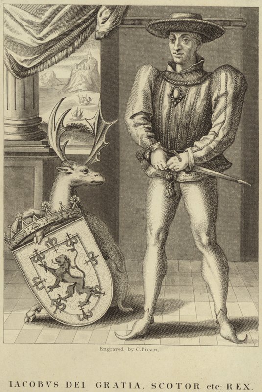 Retrato del Rey Jacobo I de Inglaterra de English School