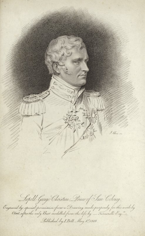 Retrato del Rey Leopoldo I de Bélgica de English School