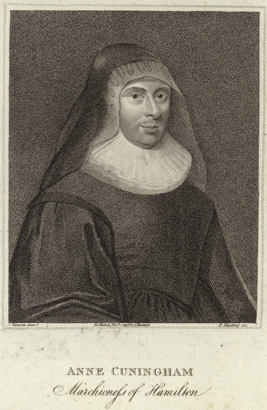 Retrato de Lady Ann Cunningham, Marquesa de Hamilton de English School