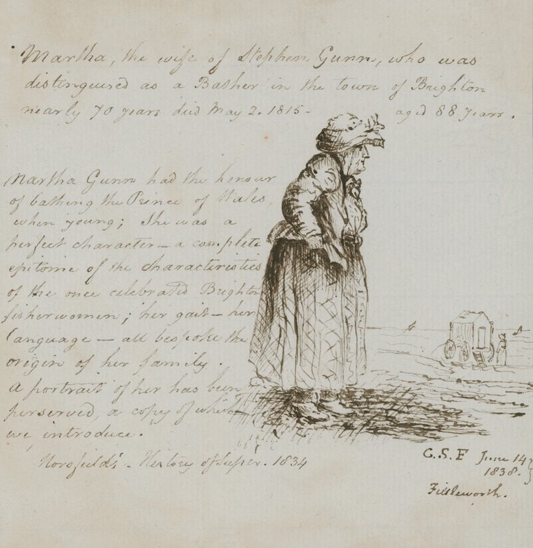Retrato de Martha Gunn de English School