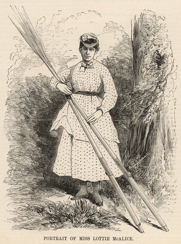 Retrato de la señorita Lottie McAlice de English School