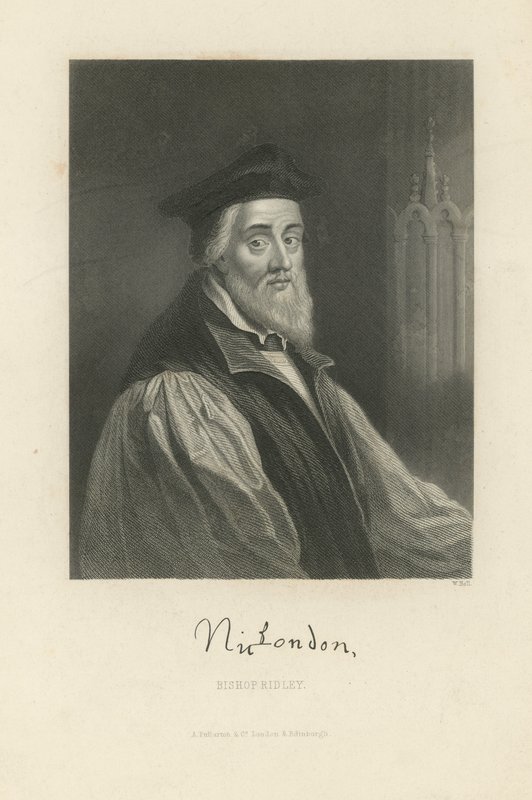 Retrato de Nicholas Ridley de English School