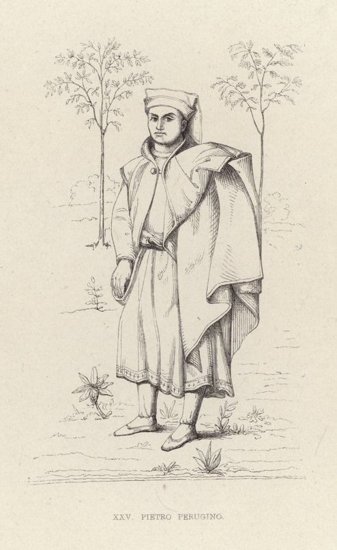 Retrato de Pietro Perugino de English School