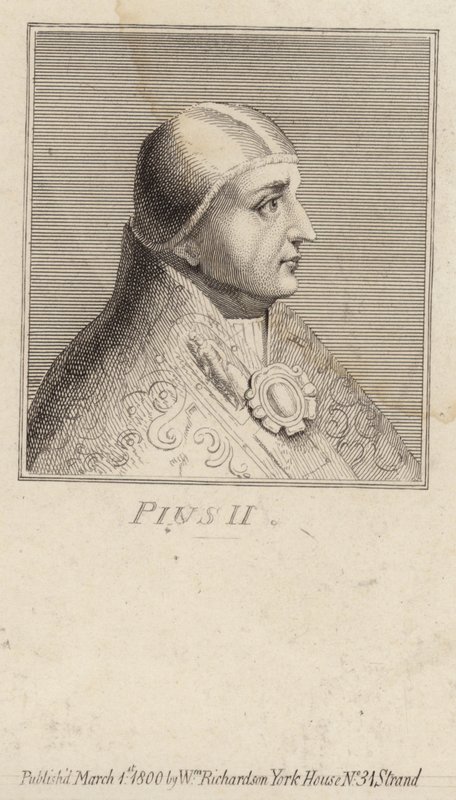 Retrato del Papa Pío II de English School