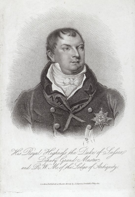 Retrato del Príncipe Augusto Federico, Duque de Sussex de English School