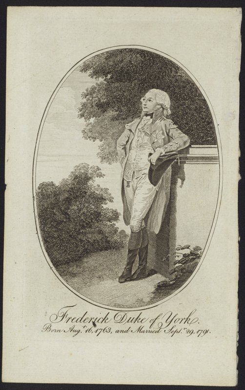 Retrato del Príncipe Frederick, Duque de York y Albany de English School