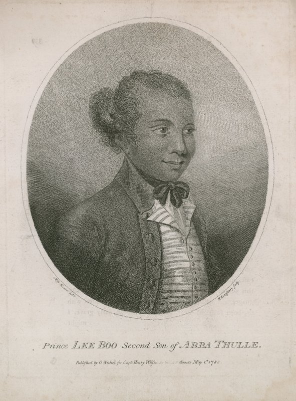 Retrato del Príncipe Lee Boo de Palau de English School