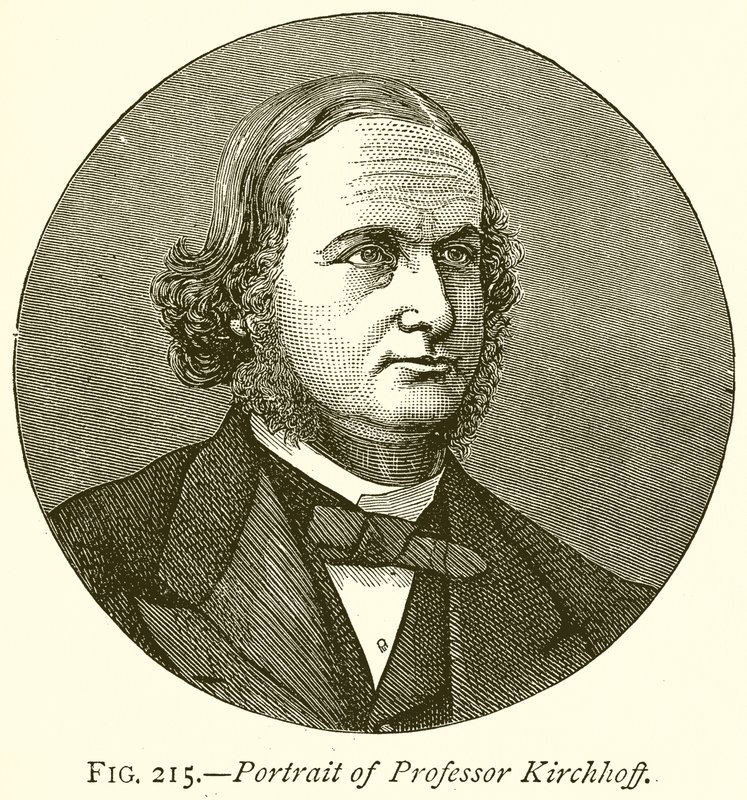 Retrato del profesor Kirchhoff de English School