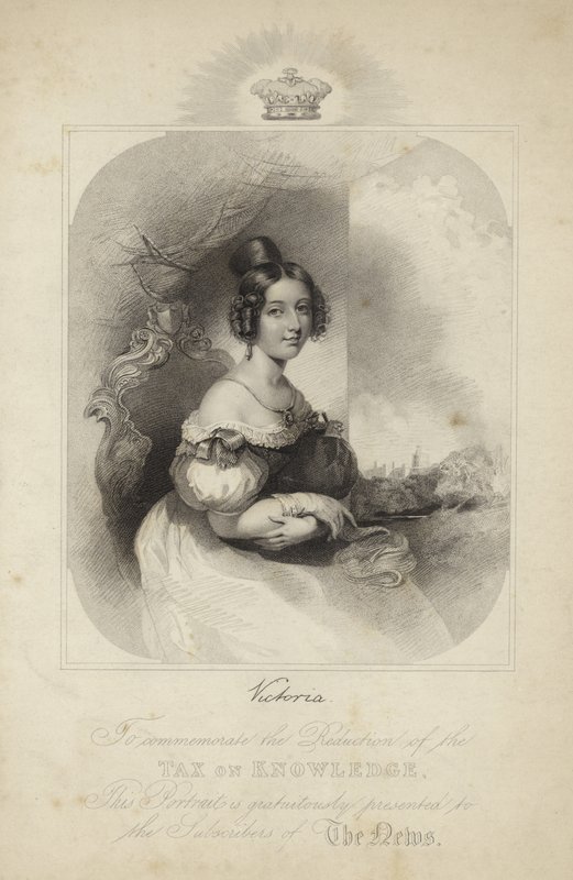 Retrato de la Reina Victoria de English School