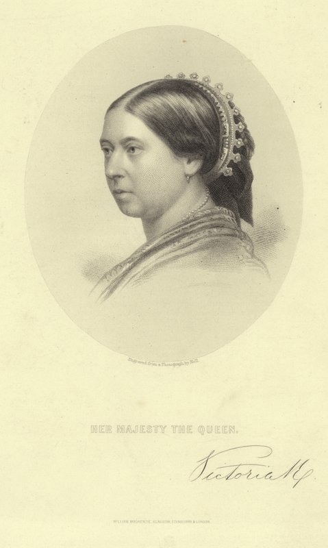 Retrato de la Reina Victoria de English School