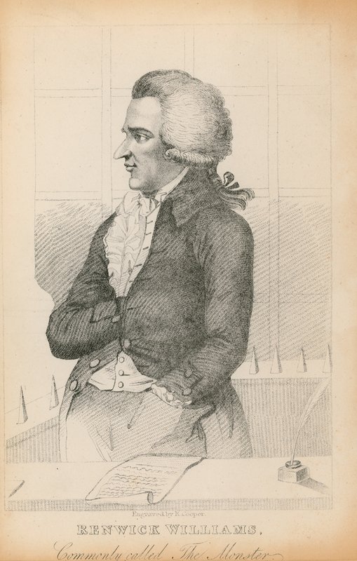 Retrato de Renwick Williams, comúnmente llamado El Monstruo de English School
