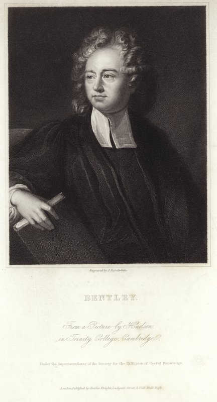 Retrato de Richard Bentley de English School