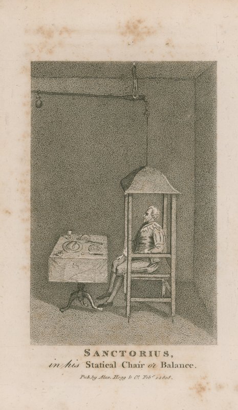Retrato de Sanctorius de English School