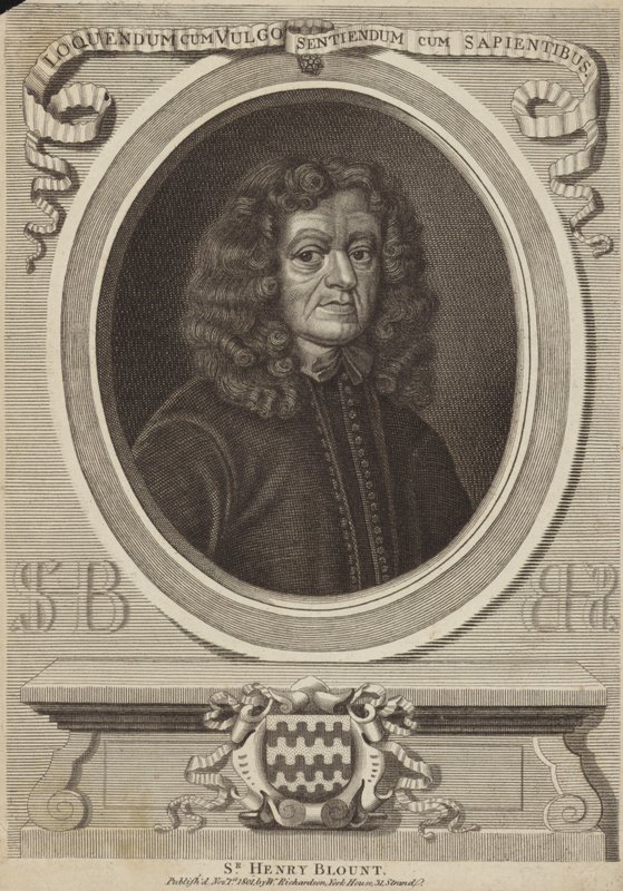 Retrato de Sir Henry Blount de English School
