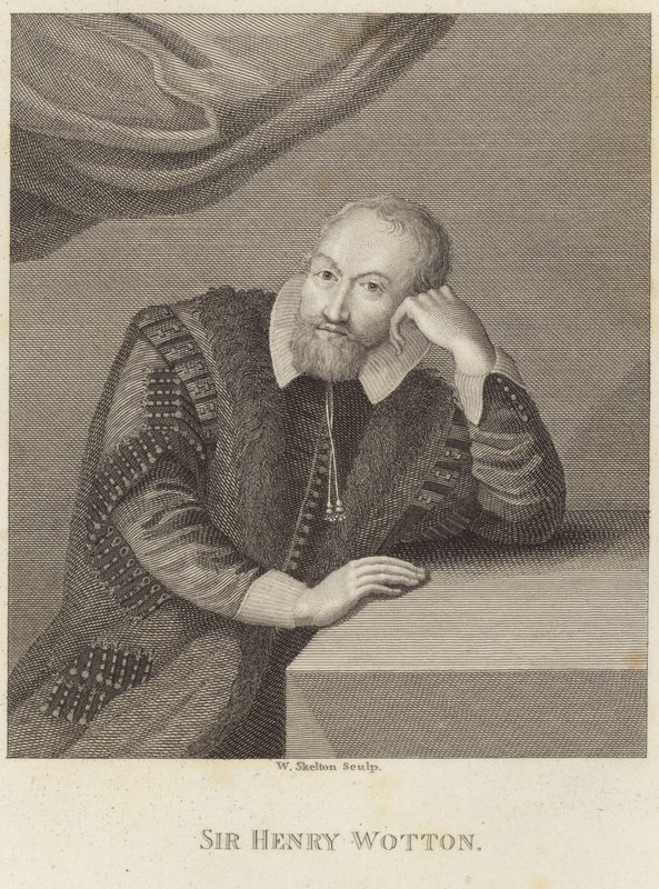 Retrato de Sir Henry Wotton de English School