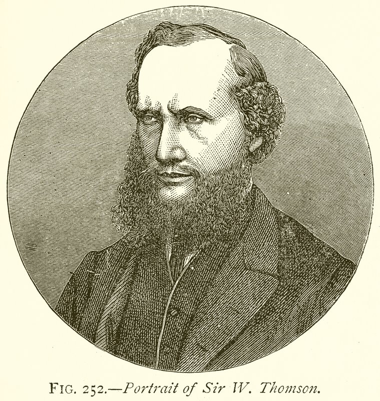 Retrato de Sir W. Thomson de English School