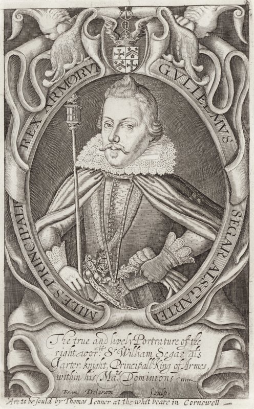Retrato de Sir William Segar de English School