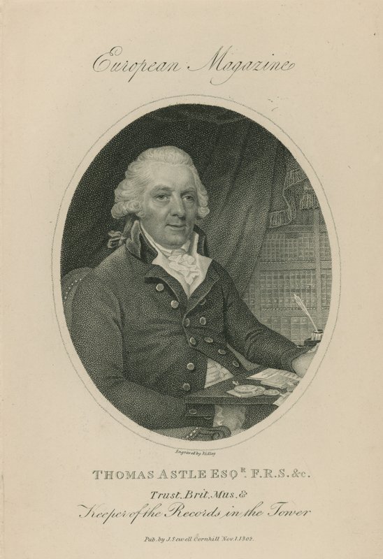 Retrato de Thomas Astle de English School